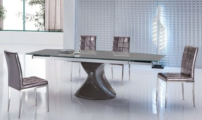 futuristic-acentos-extensível-mesa de jantar