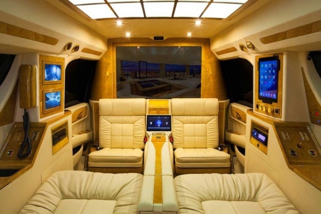 Cadillac-Escalade-2015-Concept-one-assento-couro-coberto-material de isolamento aprimorado
