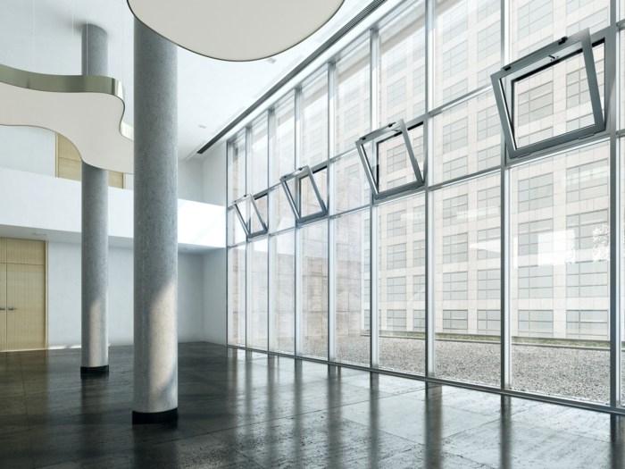 tecnologia de design automático de ventilação de controle remoto de janela alta