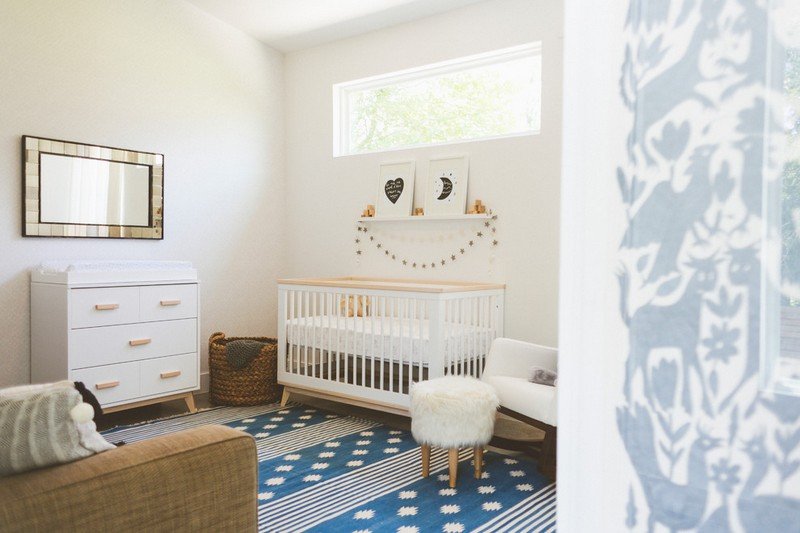 Quarto de bebê-design-decoração-idéias-tapete-escandinavo