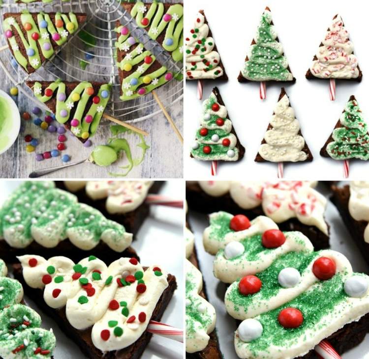 Asse para bolo de natal-pops-fir-trees-christmas-tree-glaze-brownie