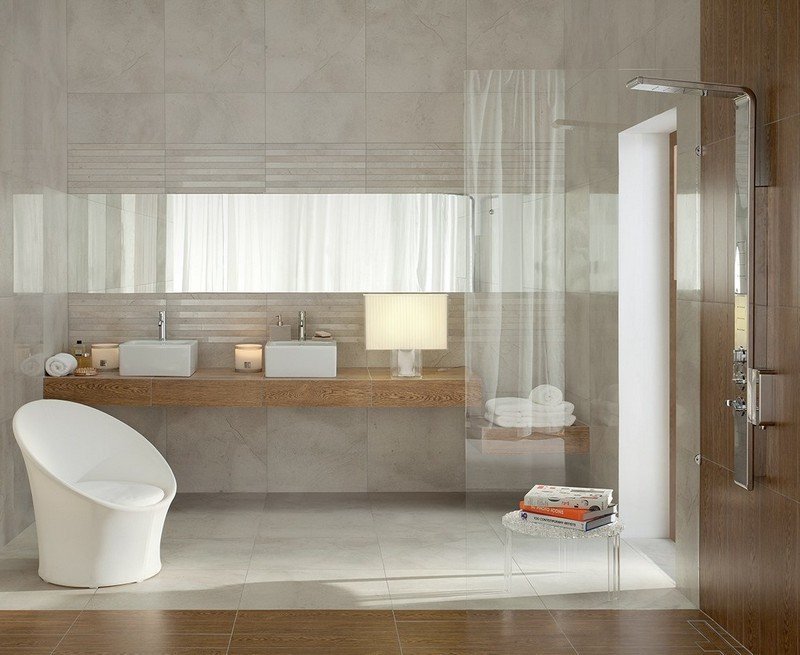 Banheiro-design-pedra natural-óptica-ladrilhos de parede-anexar