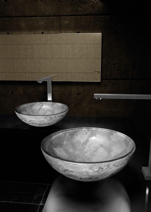 Bancada-lavatório-redondo-moderno-Luna-cinza-vidro-design-srl
