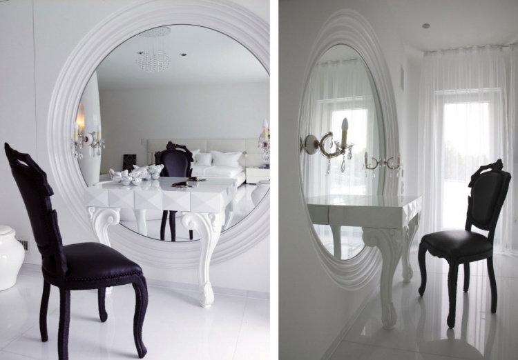 Barock-design-marcel-wanders-mirror-large-round-white-make-up table-cadeirão