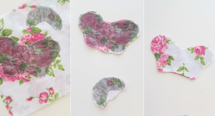 Ideias de artesanato de primavera para adultos - instruções de costura para pequenas borboletas de tecido