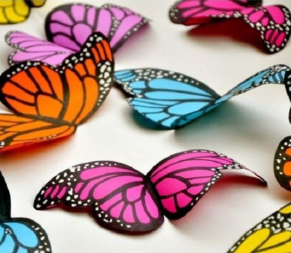 decoração de mesa de cores-Páscoa-borboletas-funileiro