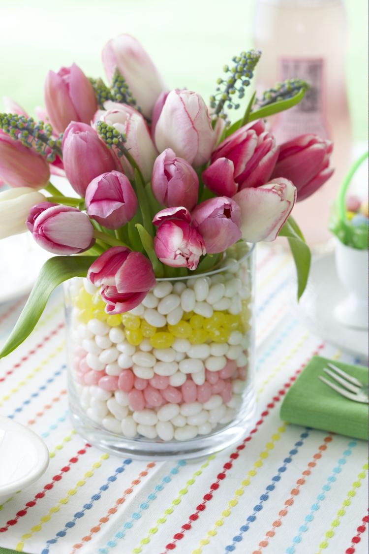 tinker-páscoa-primavera-vaso-doce-páscoa-ovos-tulipa-buquê-rosa