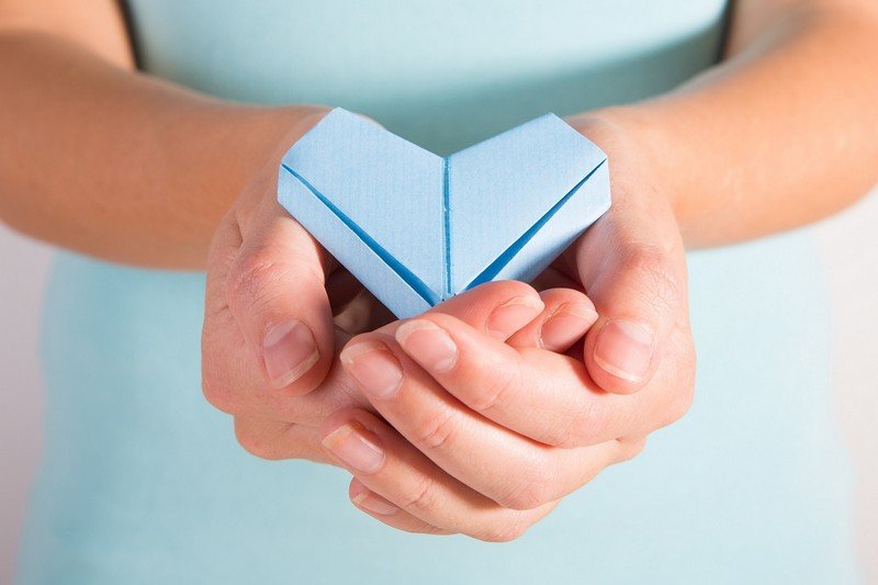 Artesanato-crianças-origami-coração-faça-você-mesmo-ideias