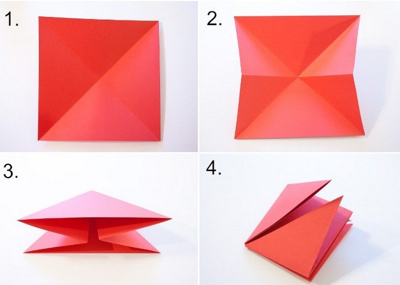 Artesanato-crianças-origami-presentes-embrulho-maçã