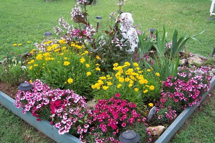 cama-design-ideias-dicas-canteiro de flores