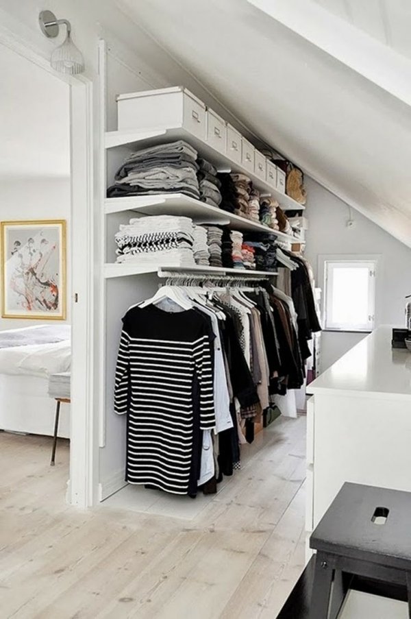 closet-construir-você-quarto-com tetos inclinados