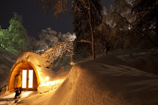 Oportunidade durante a noite - no iglu POD