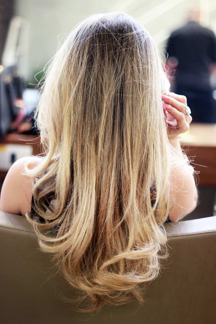 cabelo longo e saudável cor sombria