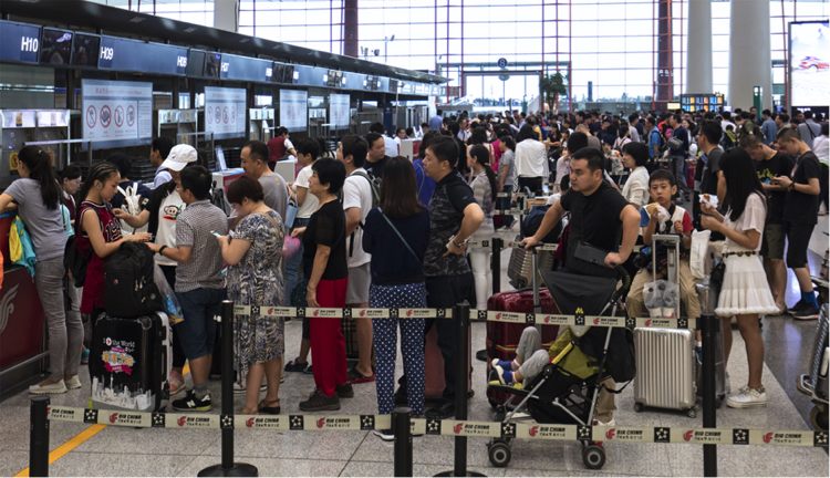 O aeroporto de Pequim Daxing tem grandes terminais