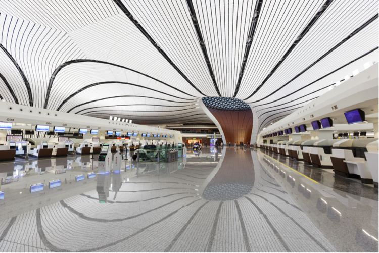 Aeroporto de Pequim Daxing novo futurista