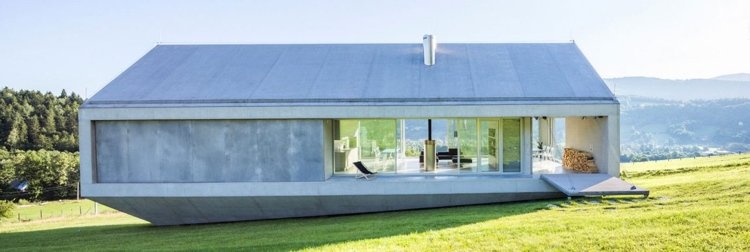 Concreto-fora-casa-concreto-terraço-casa-entrada-moderna