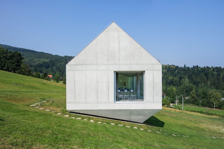concreto-design-dentro-fora-de-concreto-casa-empena-telhado-propriedade