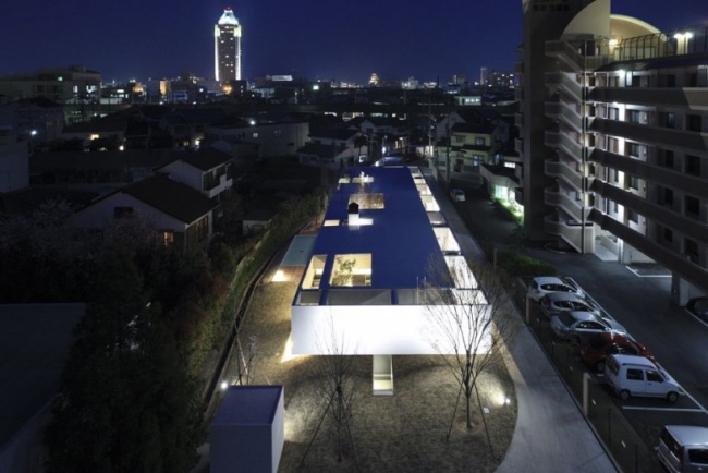 Projeto de casa de telhado plano K2-minimalista moderno