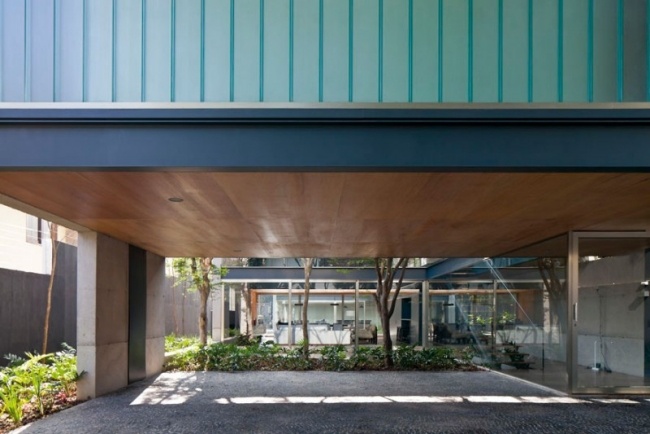 Arquitetura de casa de concreto para terraço na cobertura - UNA Brasil São Paulo