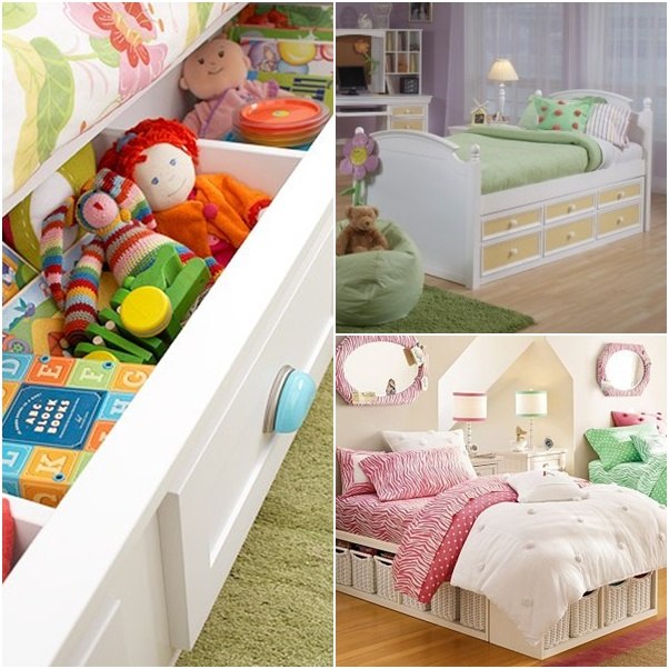 Cama-com-cama-box-economizando-espaço-ideia-quarto infantil
