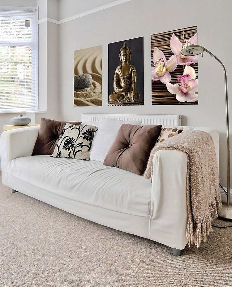fotos-corretamente-penduradas-ideias-parede-design-zen-motivos-sala de estar