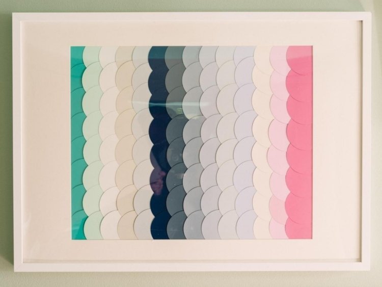 Crie suas próprias fotos-decoração-parede-padrão-escala-de-peixe-papel-cores pastel