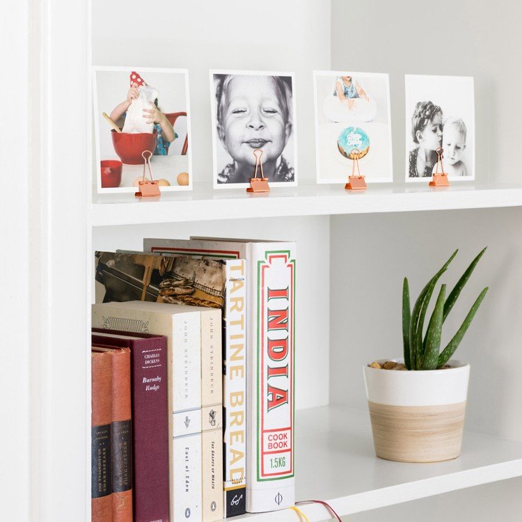 Projete uma parede de quadros Clipe multifuncional Organize prateleiras de fotos na sala de estar para economizar espaço