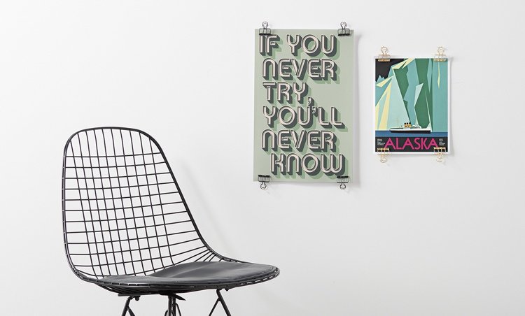 Projete uma parede de quadro Grampo multiuso Anexando uma ideia de parede