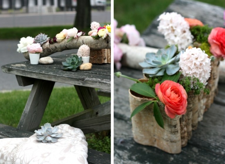 flores casamento tendências rústicas rosas suculentas ideia faça você mesmo