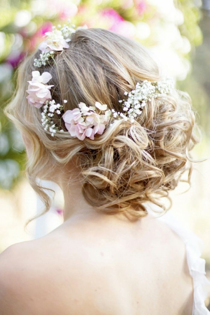 flores casamento tendências acessórios para o cabelo grinalda updo