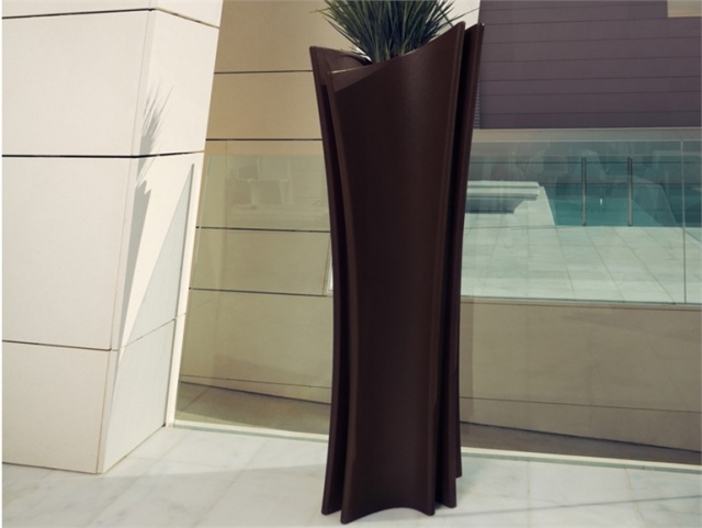 vaso preto elegante forma estilo moderno prático