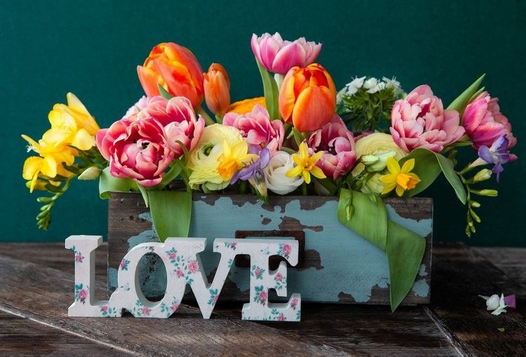 Idéias de decoração de mesa vintage decoração de flores na primavera
