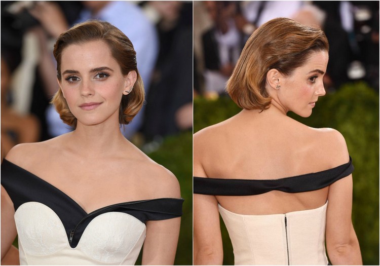 bob-hairstyles-front-back-festivo-penteado-meio-aberto-cabelo-emma-watson