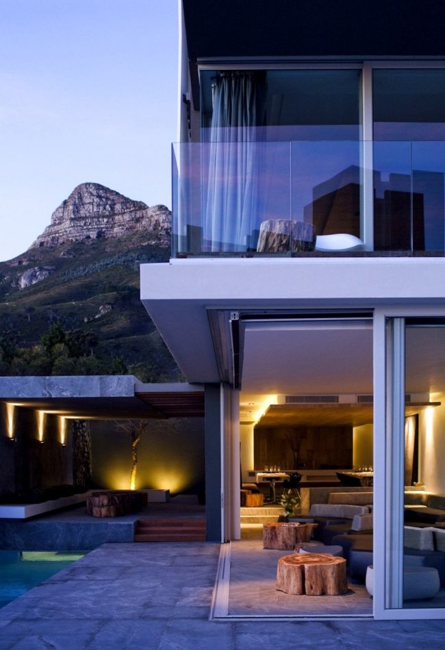 hotel boutique com porta deslizante de vidro na cidade do cabo