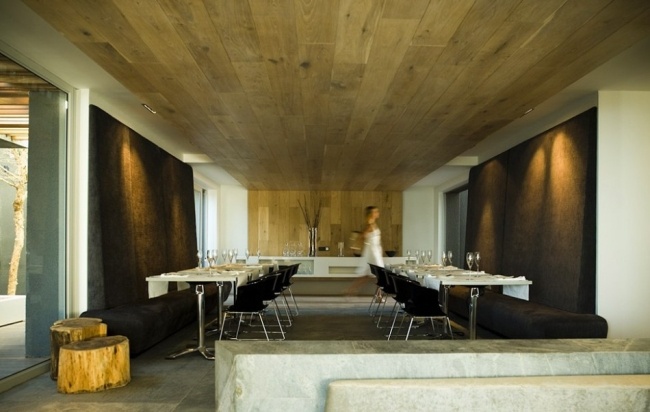 hotel de design de cápsula de madeira natural com teto na cidade do cabo