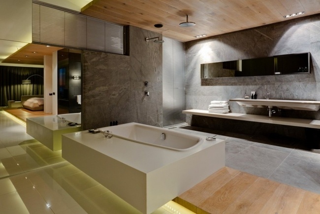 hotel de design de cápsula com banheiro aberto na cidade do cabo
