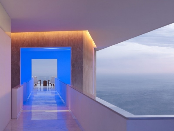 hotel designer encanto em terraço com vista de acapulco