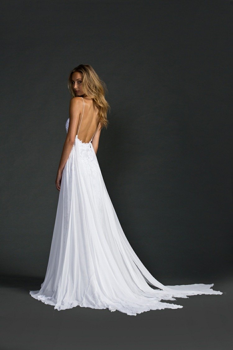 alças vestido de noiva trem tecido branco moda noiva