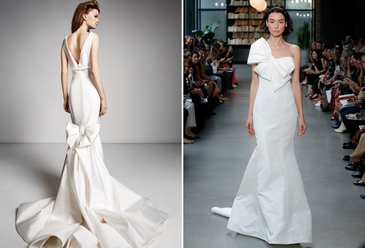 Véu de declaração de tendências da moda de vestidos de noiva 2019