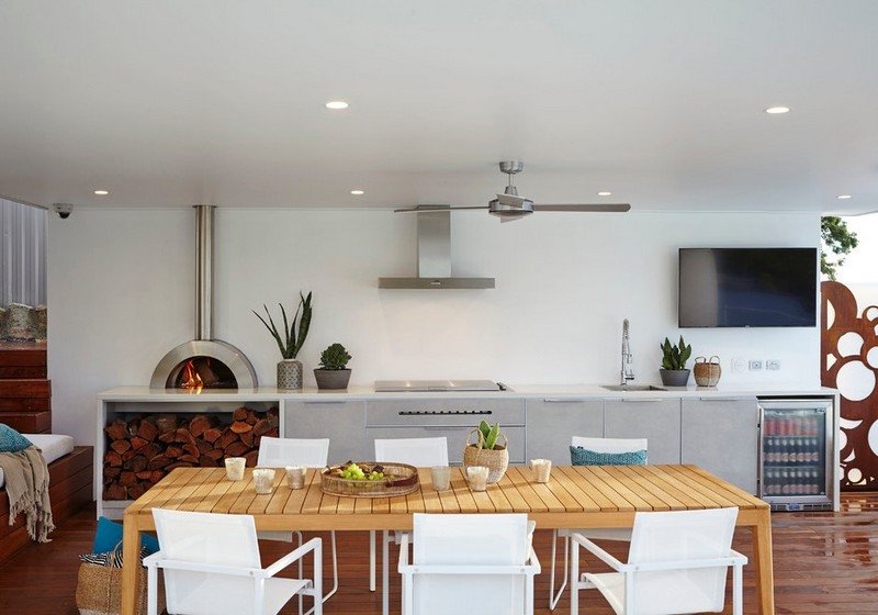 Forno de pizza-lenha-armazenamento-cozinha-design