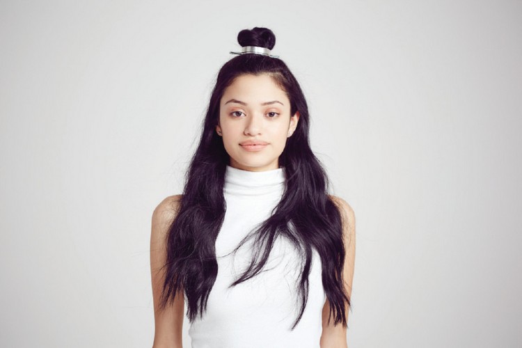 penteado com meio coque apimentar grampo de cabelo para coque