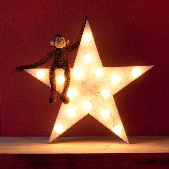 ideias de estrela de macaco para lâmpadas de design quarto infantil