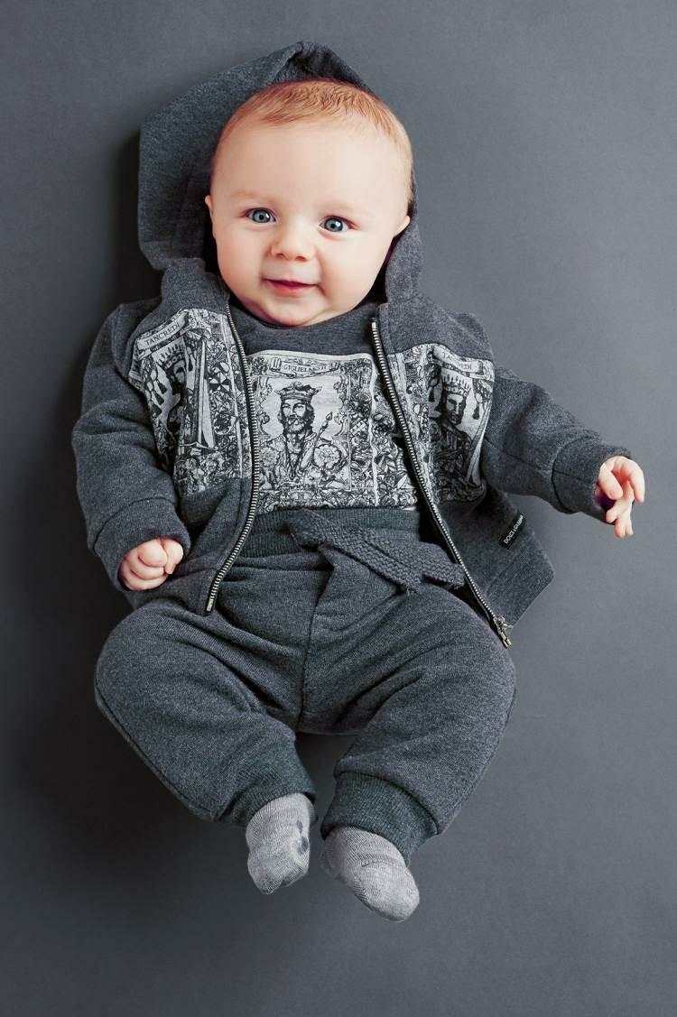 roupas para bebê terno ideia cor cinza moderno