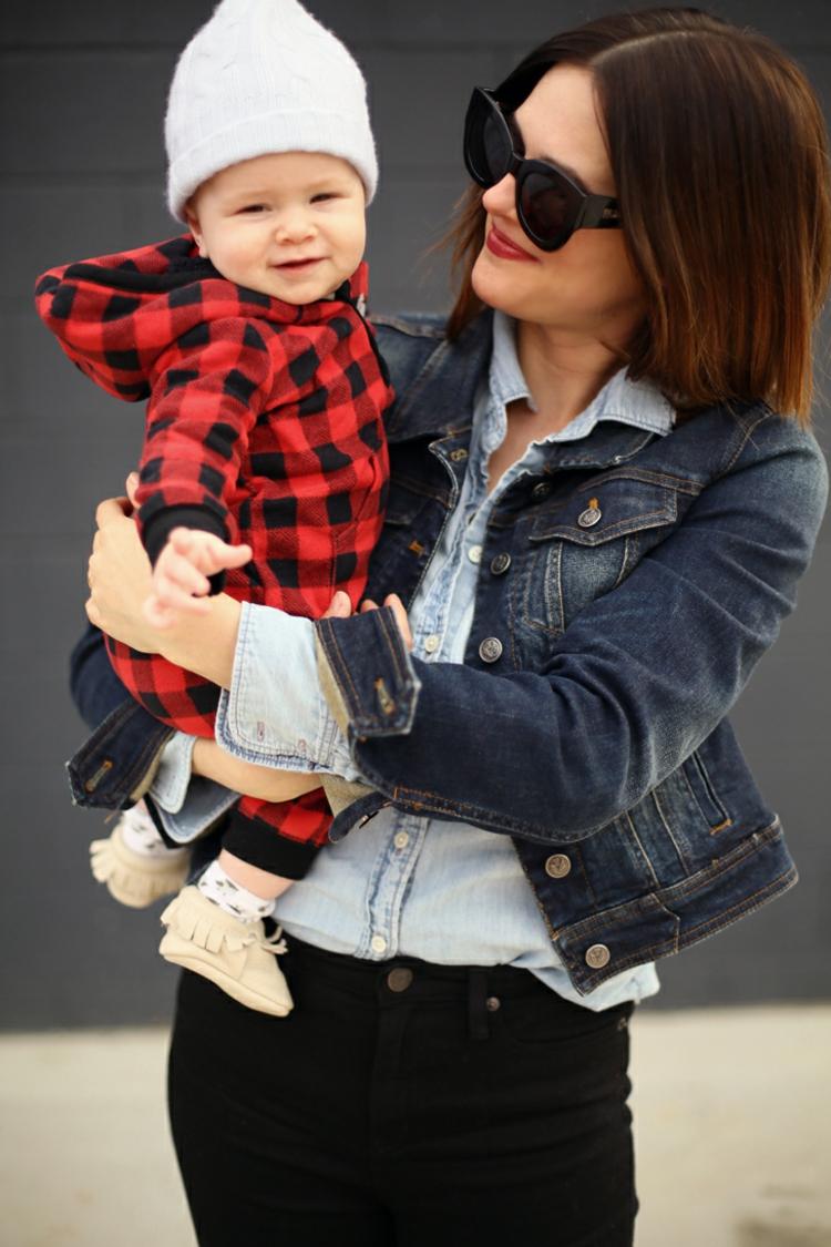 roupas para bebê casaco de inverno xadrez vermelho chapéu preto