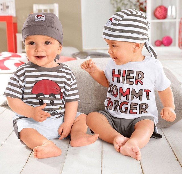 roupas-bebês-meninos-piratas-chapéus-camisetas
