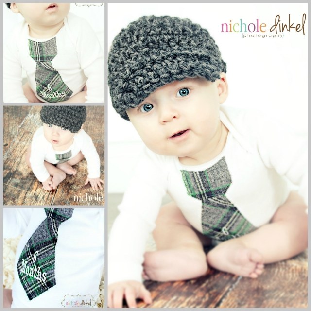 fashion-baby-boy -personalizado-romper-tie-6-months