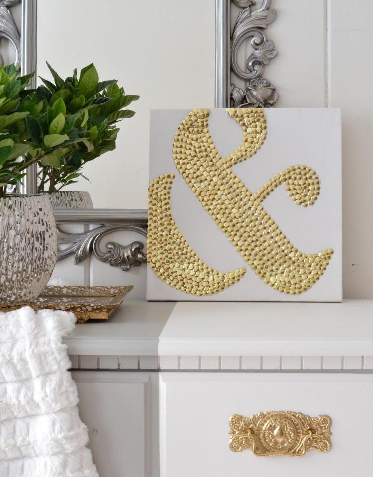 Idéias legais para casa para fazer você mesmo imagem fundo branco propósito de arroz design de símbolo de ouro