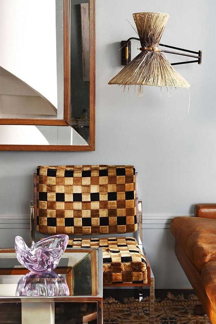 cool-living-ideas-faça-você-mesmo-lendo-lâmpada-parede-montagem-palha-lixar-poltrona-estofada-quadrados-
