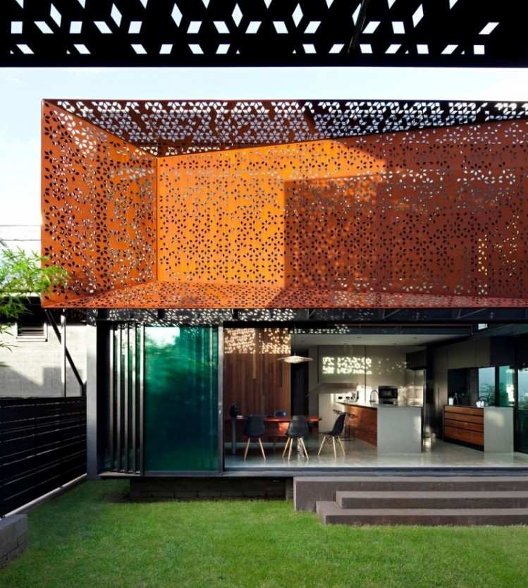 corten-aço-fachada-corte a laser-diamante-decorativo