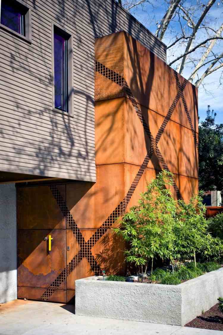 Corten Steel-Cladding-Rust-Optic-Grille-Accents